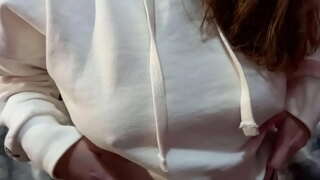 Stepsister mendapat orgasme walaupun dia fucks saya